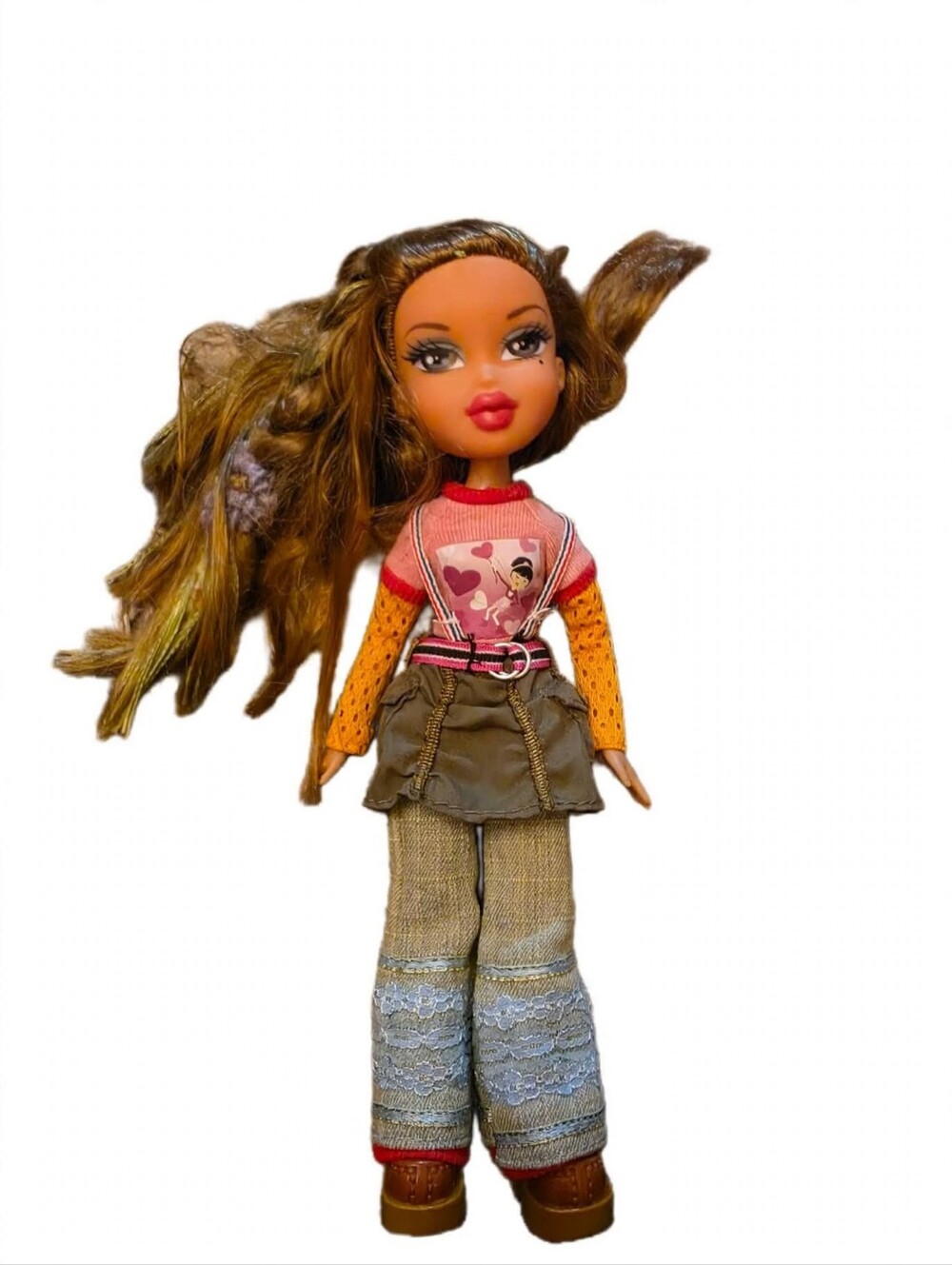 RARE Bratz Yasmin Tokyo A Go-Go Complete Skirt Jeans Boots Y2K 2000s